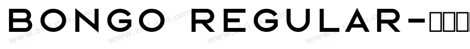 Bongo Regular字体转换
